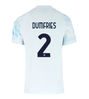 Inter Milan Denzel Dumfries #2 Bortatröja 2025-26 Kortärmad Inter Milan Denzel Dumfries #2 Bortatröja 2025-26 Kortärmad